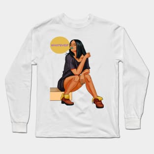 ‘Whatever” Gal Long Sleeve T-Shirt